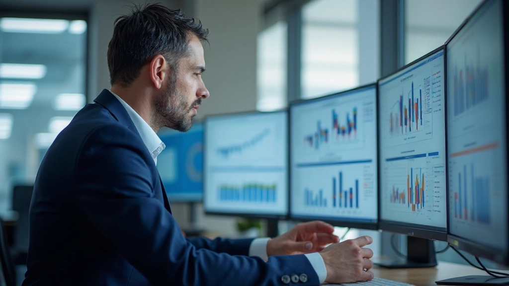 Интерфейс платформы аналитики с графиками и визуализацией данных